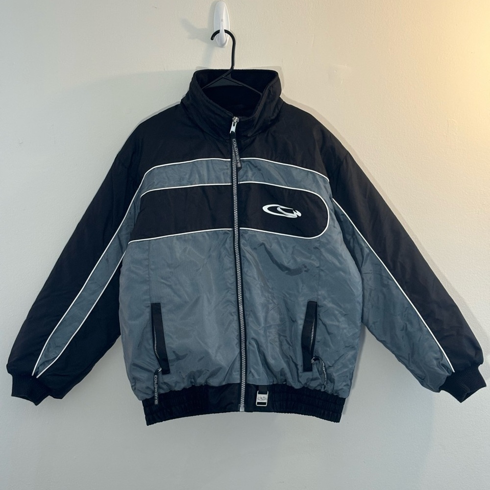 Vintage Coldwave Men's Size M Black/Gray Snowmobiling Jacket